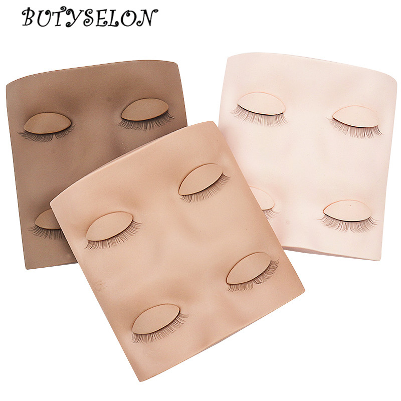 Eyelash Extension Model - 실리콘 래쉬 헤드 마네킹 이동식 눈꺼풀