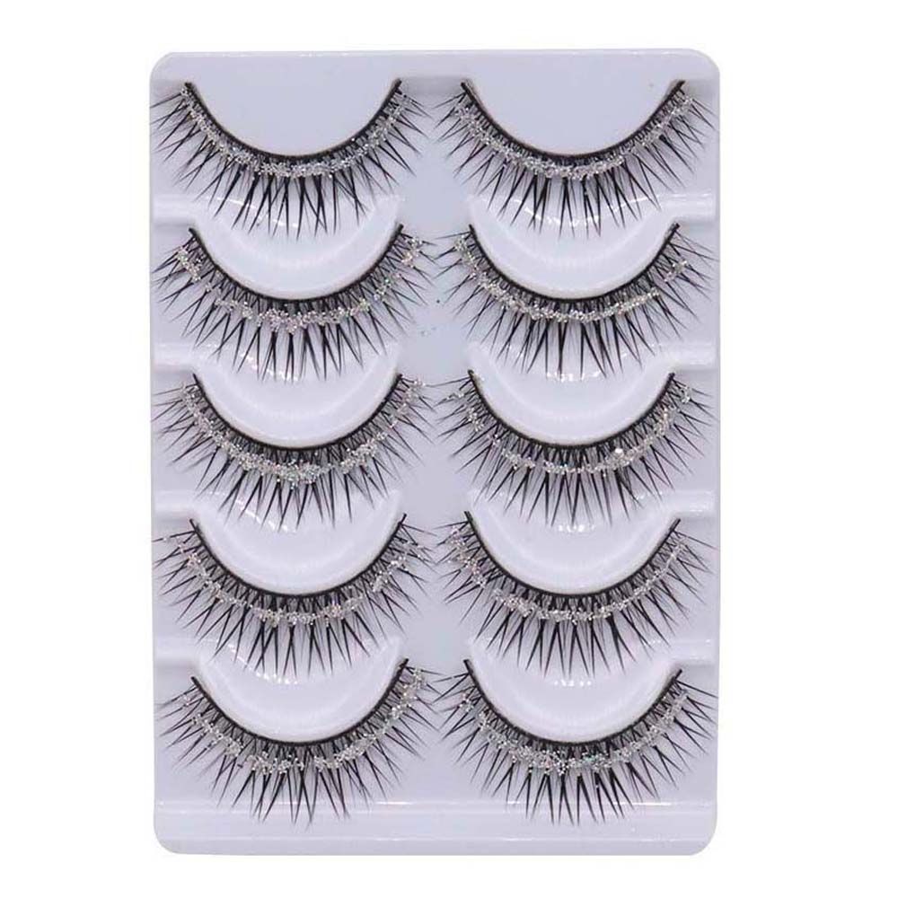Eyelash Extension For Big Eyes - 반짝이는 라인스톤 글리터 스팽글 라인스톤 인조