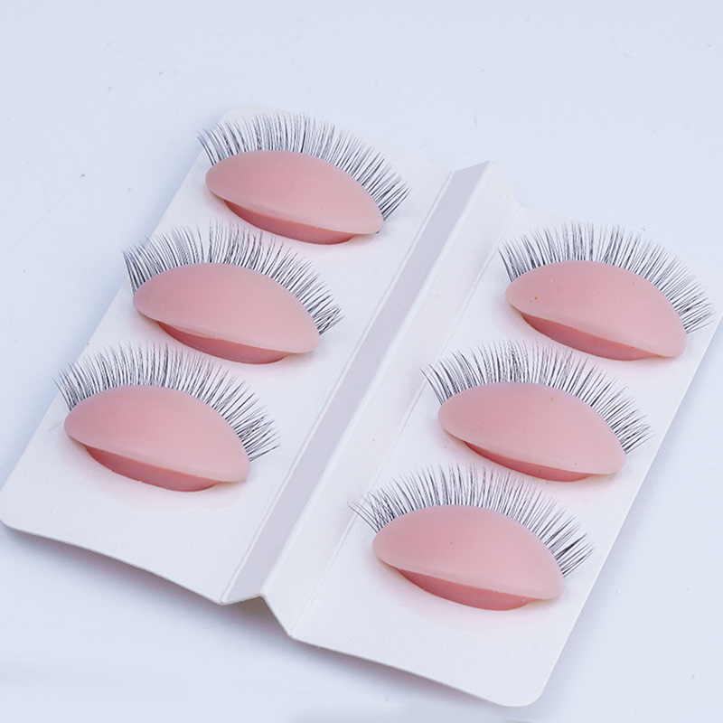 Eyelash Extension Model - 3쌍/세트 교체용 인조 속눈썹 연장 연습용