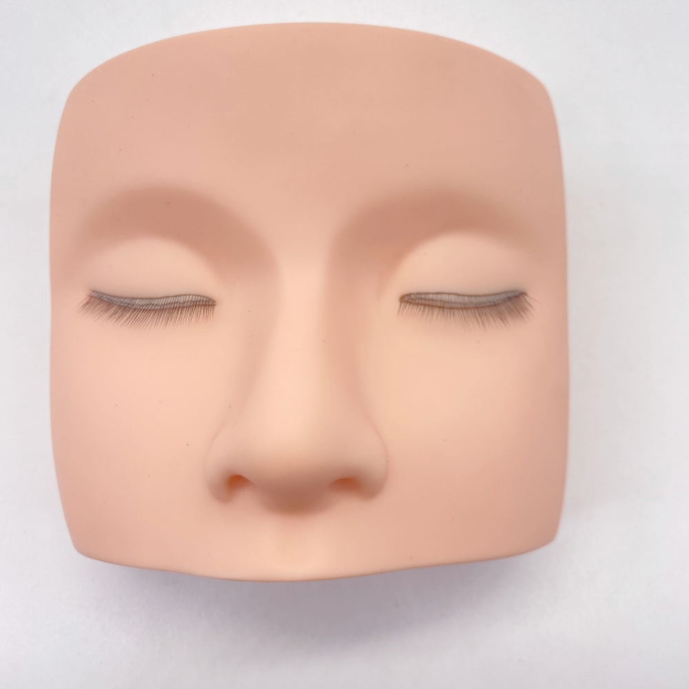 Eyelash Extension Model - 인조 속눈썹 마네킹 머리 플랫 인형