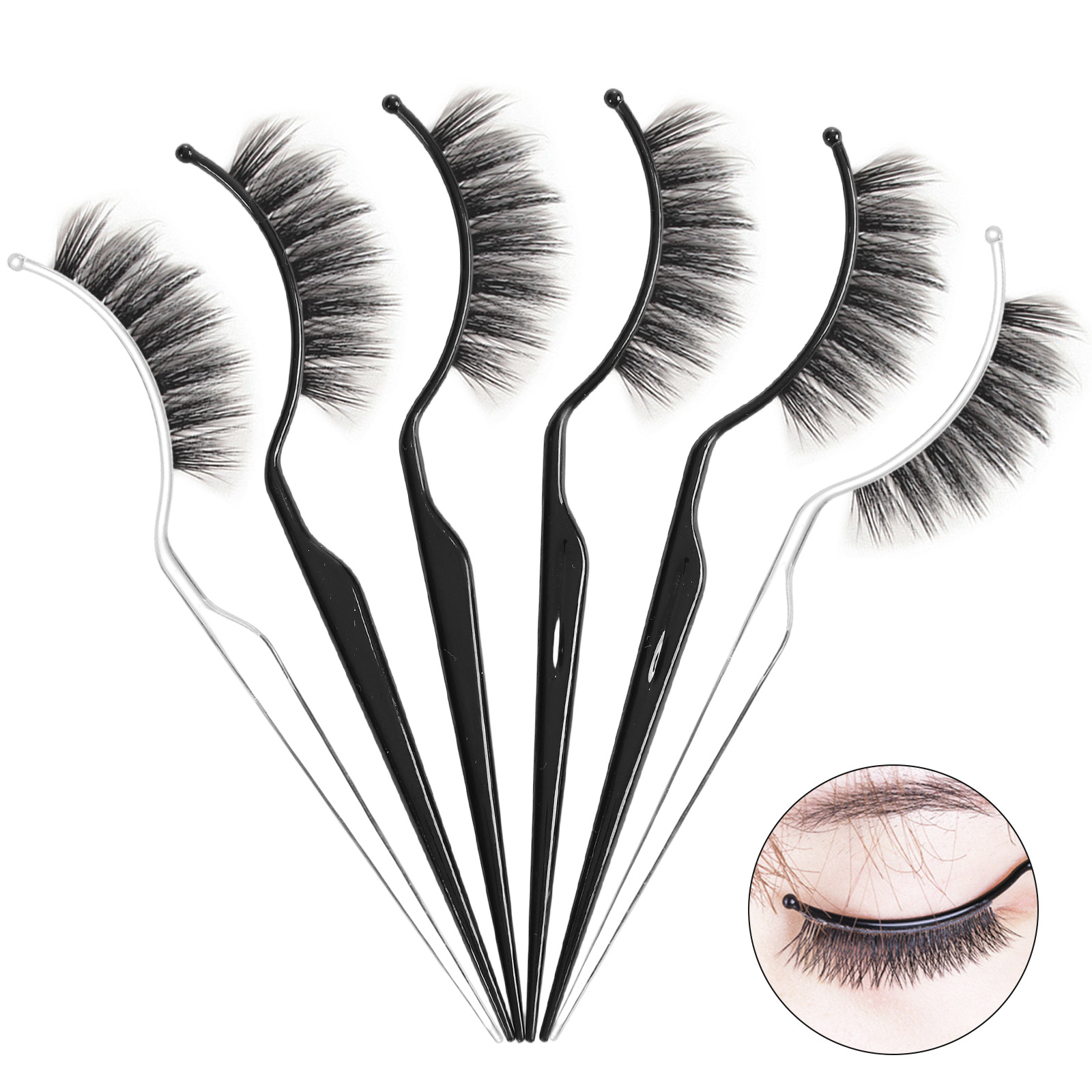 Eyelash Extension Model - 10개입 인조 속눈썹 시험용 착용 장치