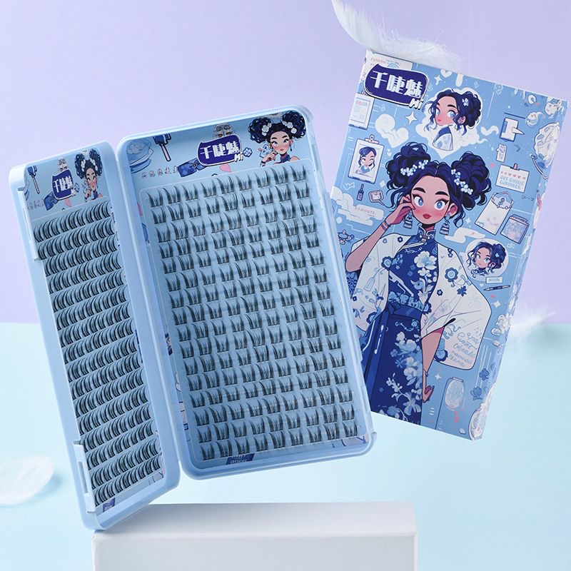 Eyelash Extension For Big Eyes - 대용량 만화 속눈썹 책 자연 두꺼운