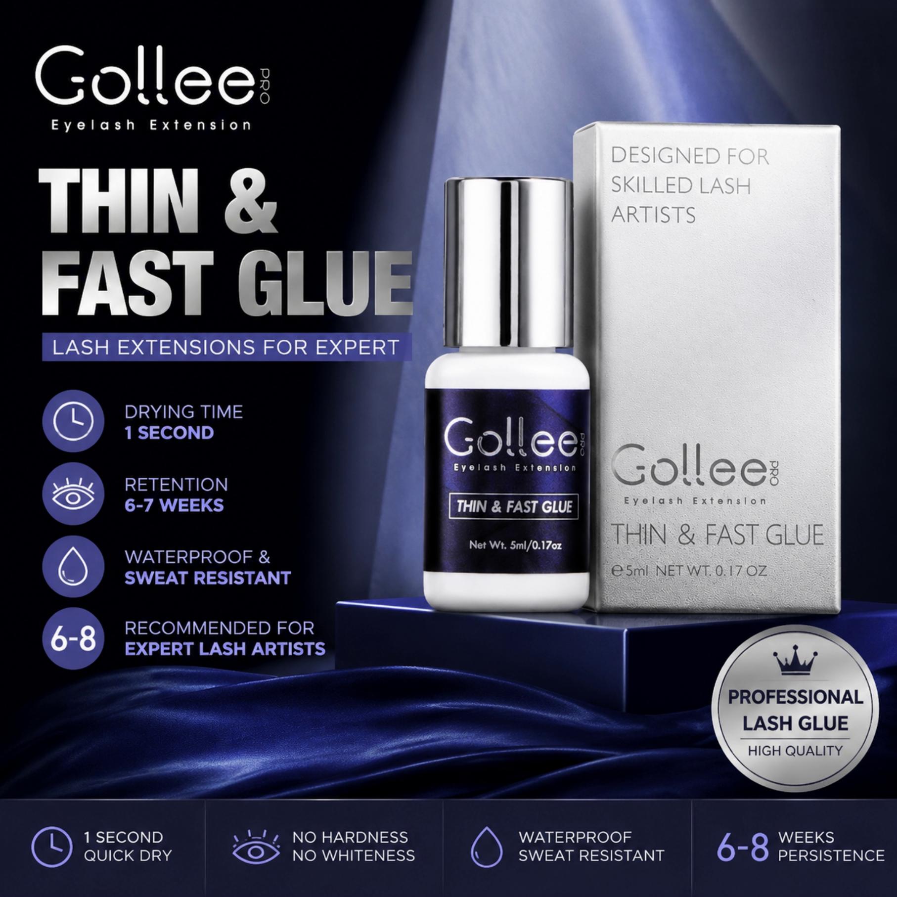 Sensitive Lash Glue - 민감한 눈을 위한 골리 5ml 1초