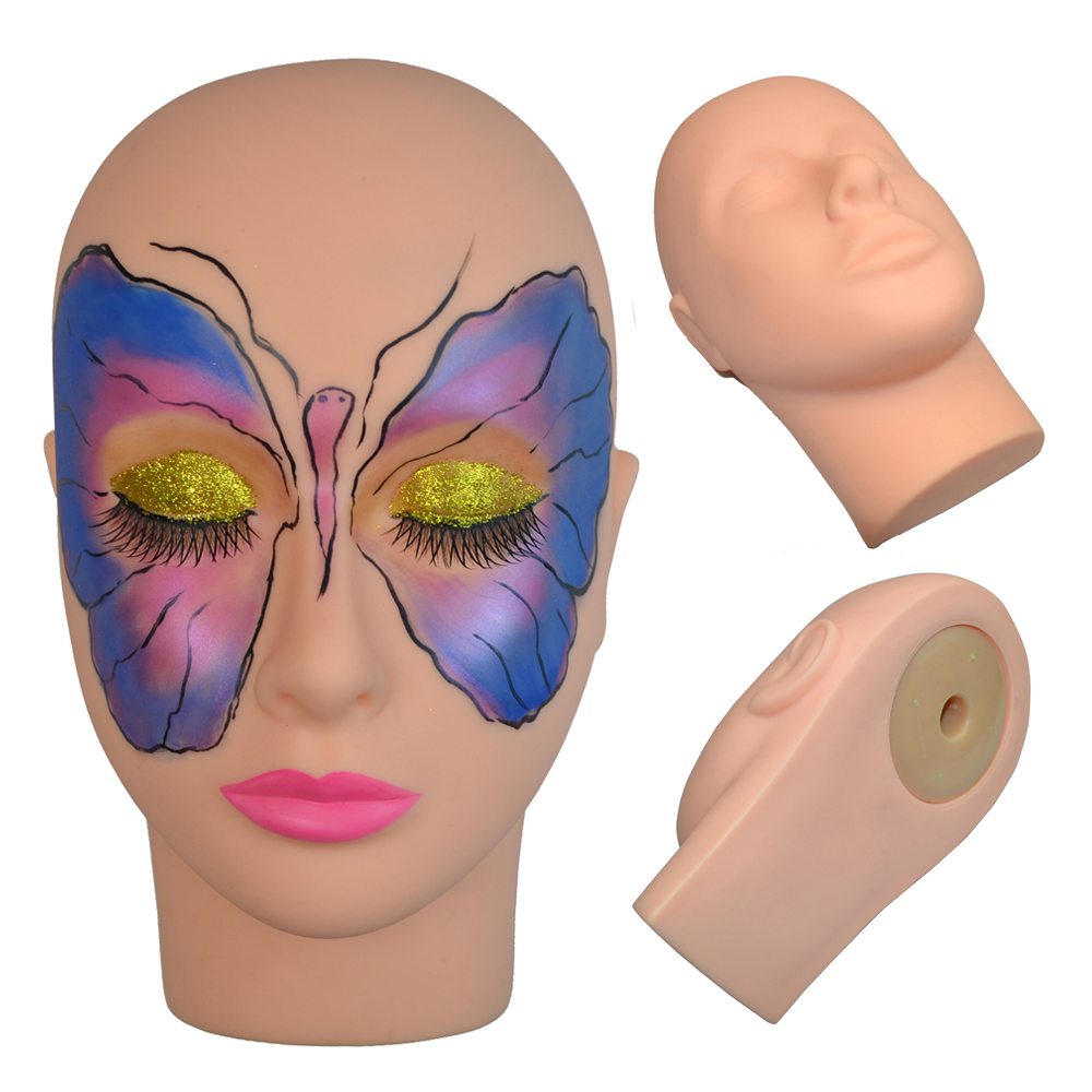 Eyelash Extension Model - 속눈썹 연장 연습용 마네킹 헤드 -