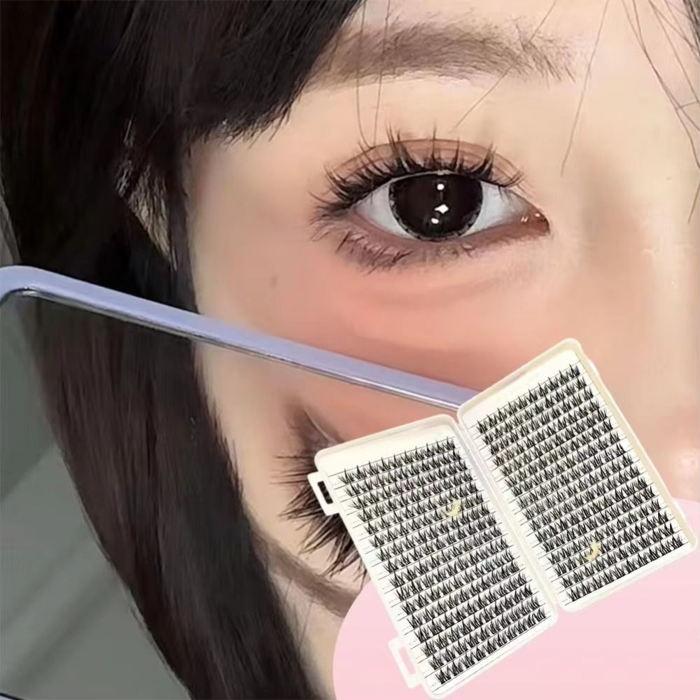 Eyelash Extension Cluster - 자연스러운 룩의 인조 속눈썹 본드 앤