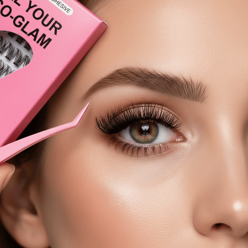 Eyelash Extension Cluster - 내추럴 룩 DIY 속눈썹 연장 키트