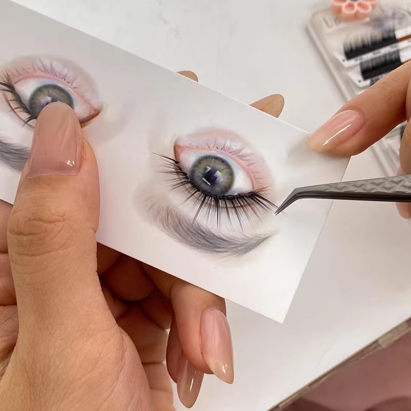 Eyelash Extension Model - 초보자를 위한 재사용 가능한 속눈썹 매핑