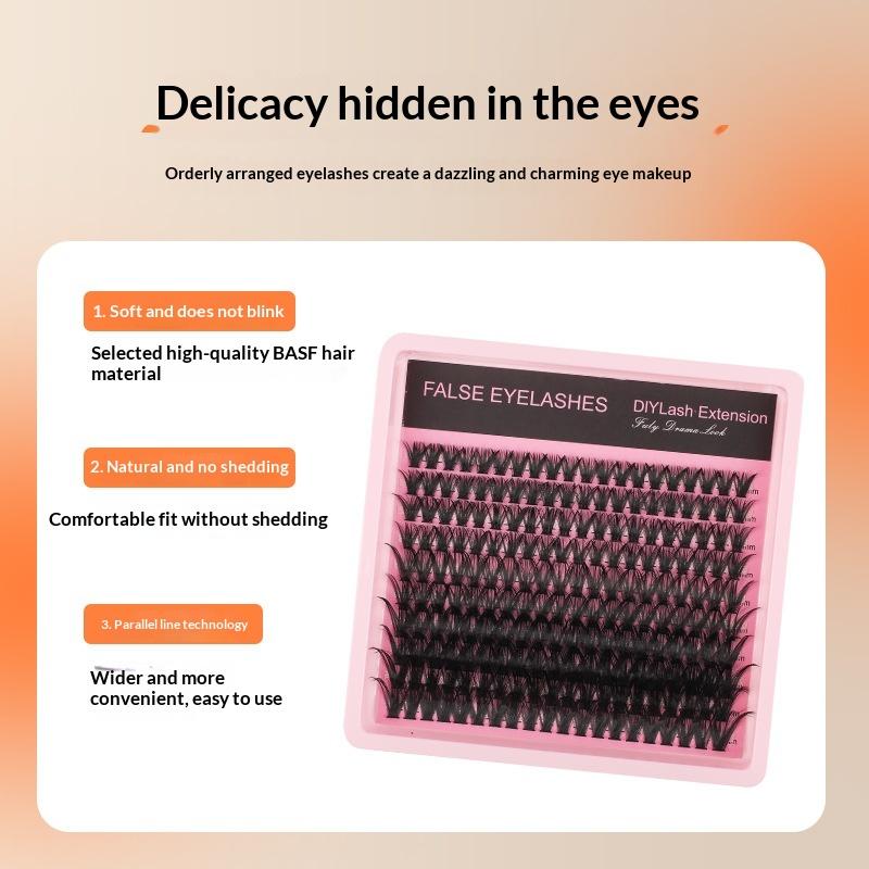 Eyelash Extension Cluster - 새로운 10줄 140개 클러스터 풍성하고 두꺼운