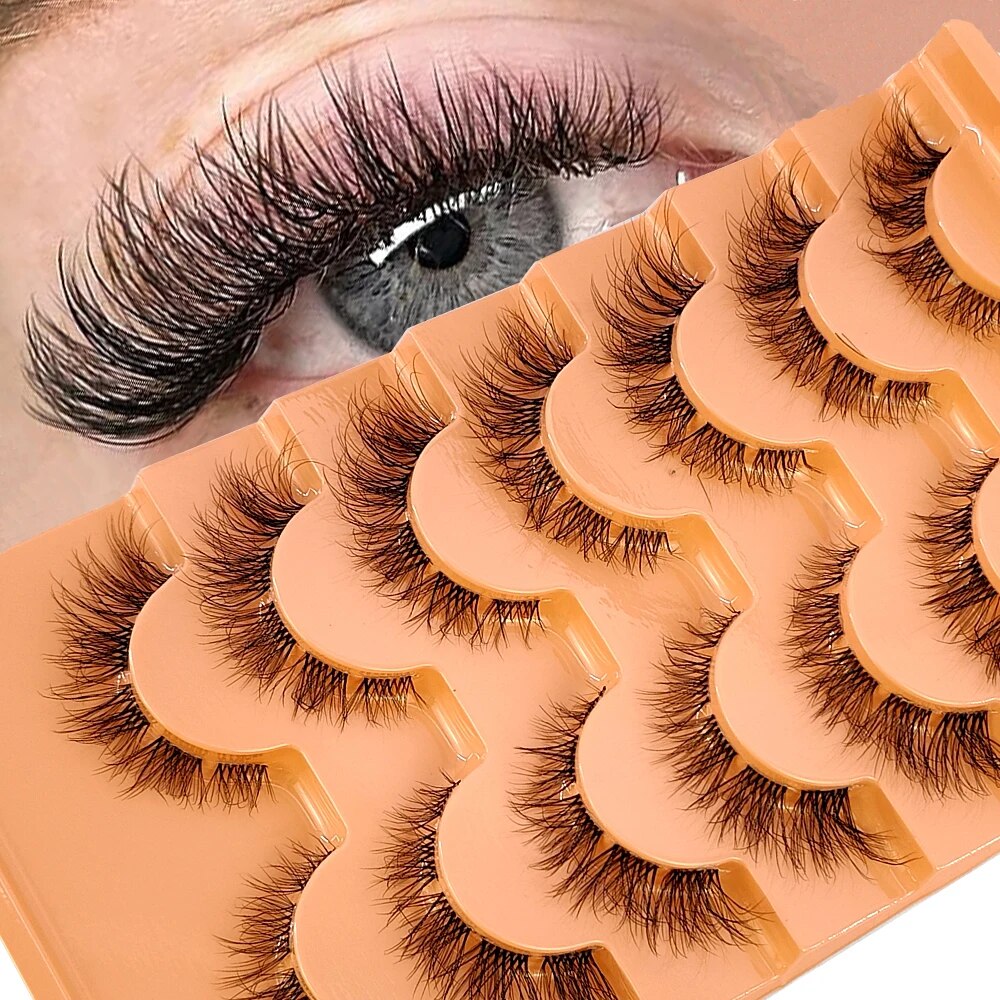 Eyelash Extension For Big Eyes - 밍크 속눈썹 보이지 않는 밴드 속눈썹