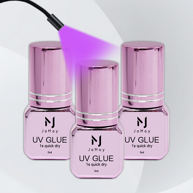 Sensitive Lash Glue - JOMAY 3병 빠른 건조 UV 속눈썹