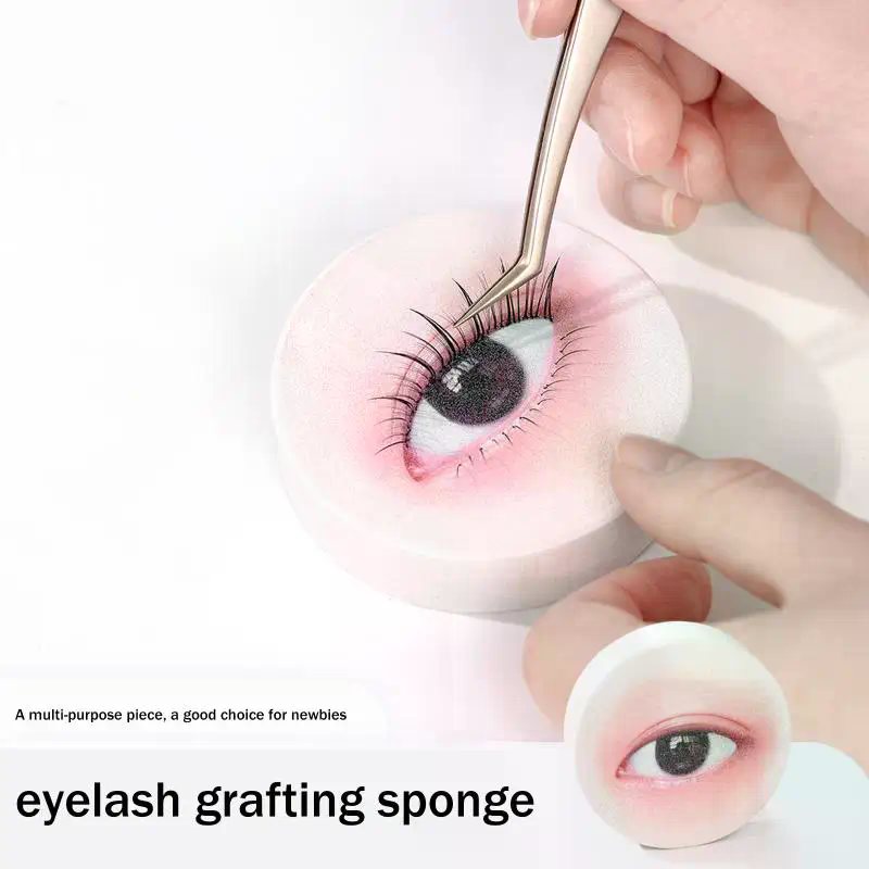 Eyelash Extension Model - 1/3/5pcs 속눈썹 연장 트레이닝용 가짜 속눈썹