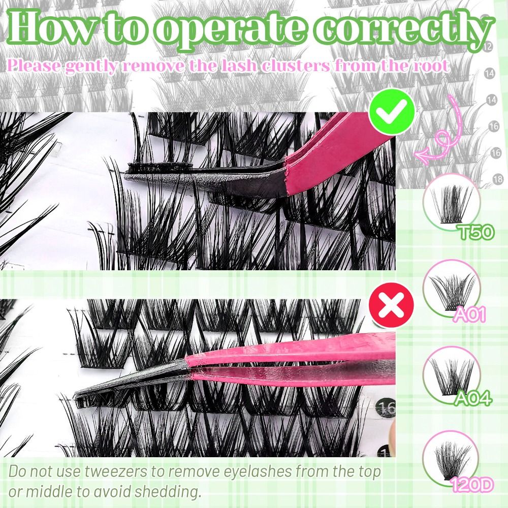 내추럴 룩 인조 속눈썹 본드 앤 씰 클러스터 디자인 3 - Eyelash Extension Cluster 리뷰 및 가격