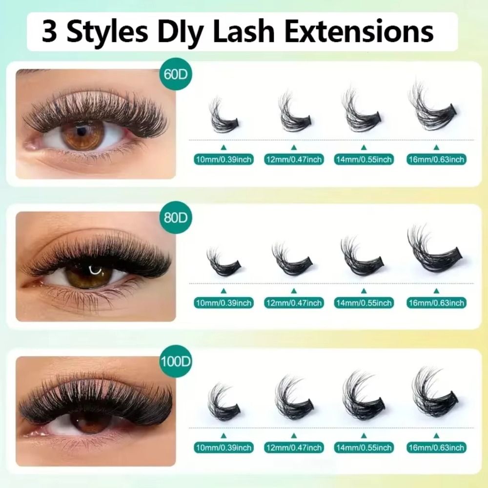 내추럴 룩 인조 속눈썹 본드 앤 씰 위스피 스타일 3D - Eyelash Extension Cluster 리뷰 및 가격