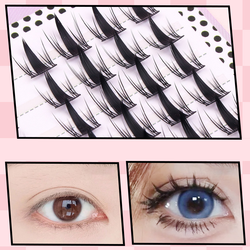 시뮬레이션 인조 속눈썹 만화 엘프 셀프 접착식 개별 클 - Eyelash Extension Cluster 리뷰 및 가격