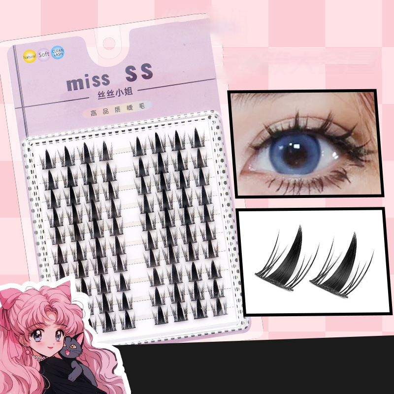 시뮬레이션 인조 속눈썹 만화 엘프 셀프 접착식 개별 클 - Eyelash Extension Cluster 리뷰 및 가격