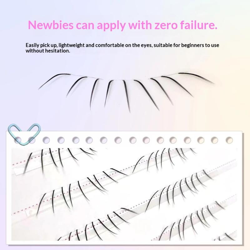 1세트 코믹 로워래쉬 익스텐션 클러스터 내추럴 셀프 접 - Eyelash Extension Cluster 리뷰 및 가격