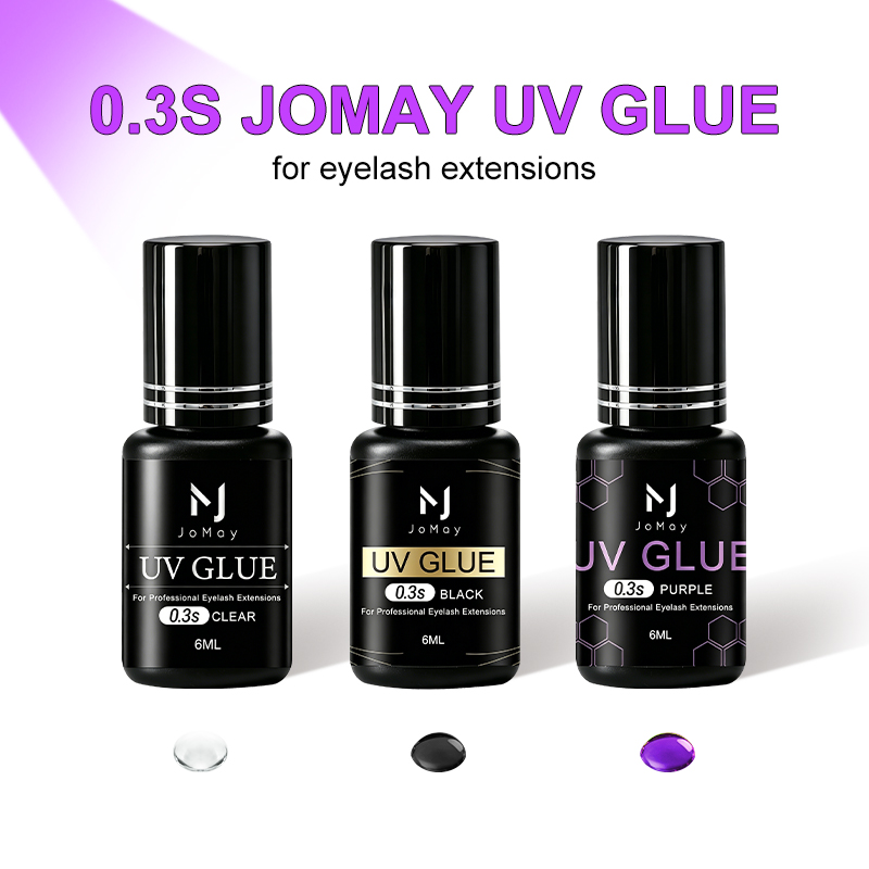 조메이 블랙 클리어 퍼플 UV 속눈썹 접착제 6ml 퍼 - Sensitive Lash Glue 리뷰 및 가격
