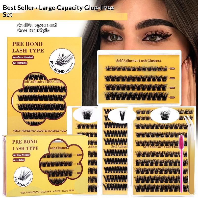 새로운 DIY 속눈썹 연장 키트 글루 프리 개별 속눈썹 - Eyelash Extension Cluster 리뷰 및 가격