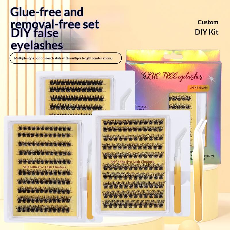 새로운 DIY 속눈썹 연장 키트 글루 프리 개별 속눈썹 - Eyelash Extension Cluster 리뷰 및 가격