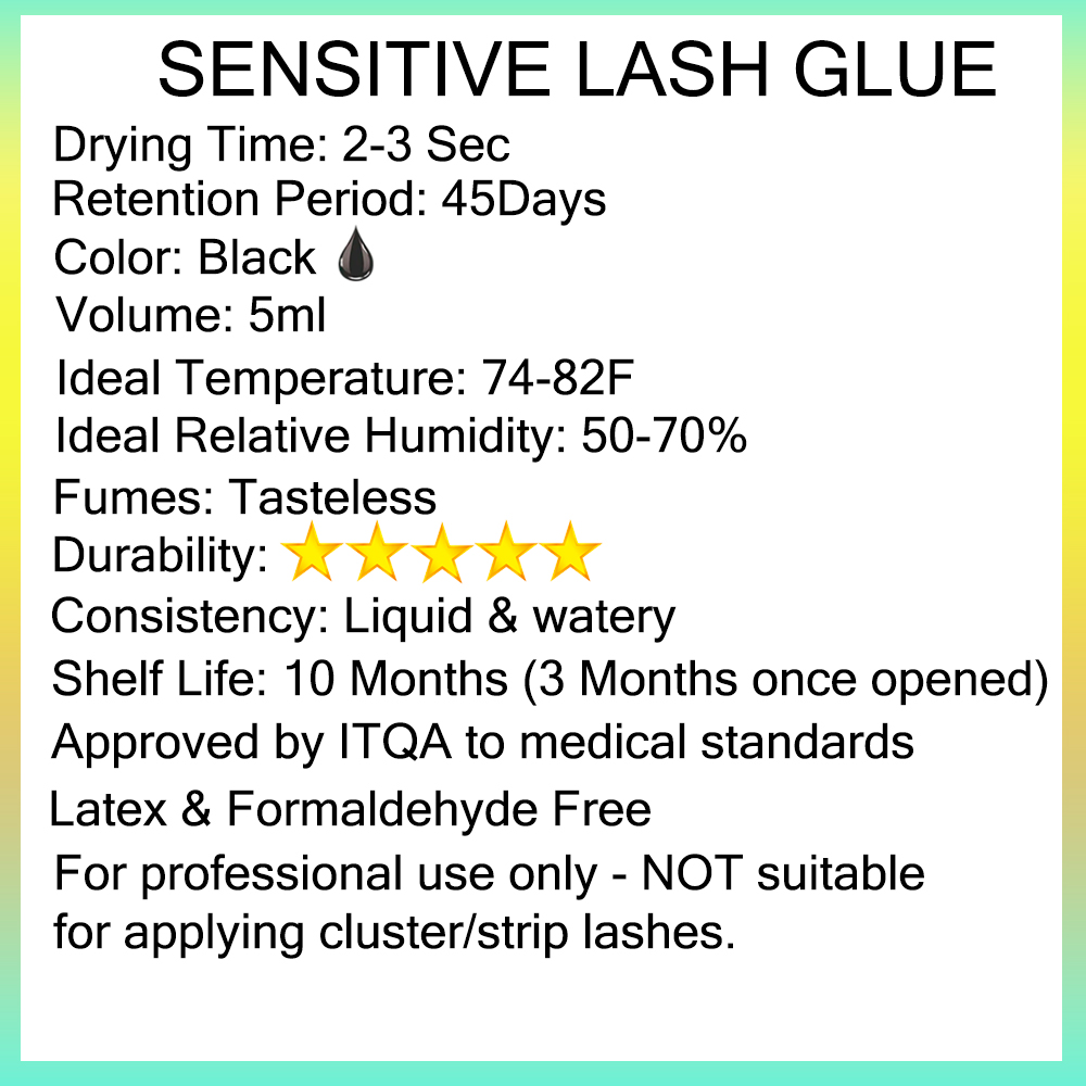 KODIES GEL 민감한 속눈썹 접착제 연장 5ML  - Sensitive Lash Glue 리뷰 및 가격