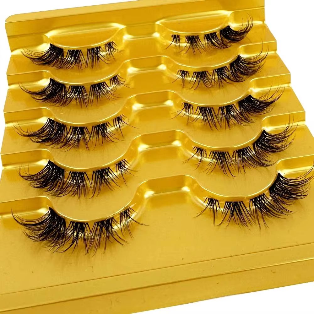 5쌍 밍크 속눈썹 투명 밴드 속눈썹 연장 자연스러운 인 - Eyelash Extension For Big Eyes 리뷰 및 가격
