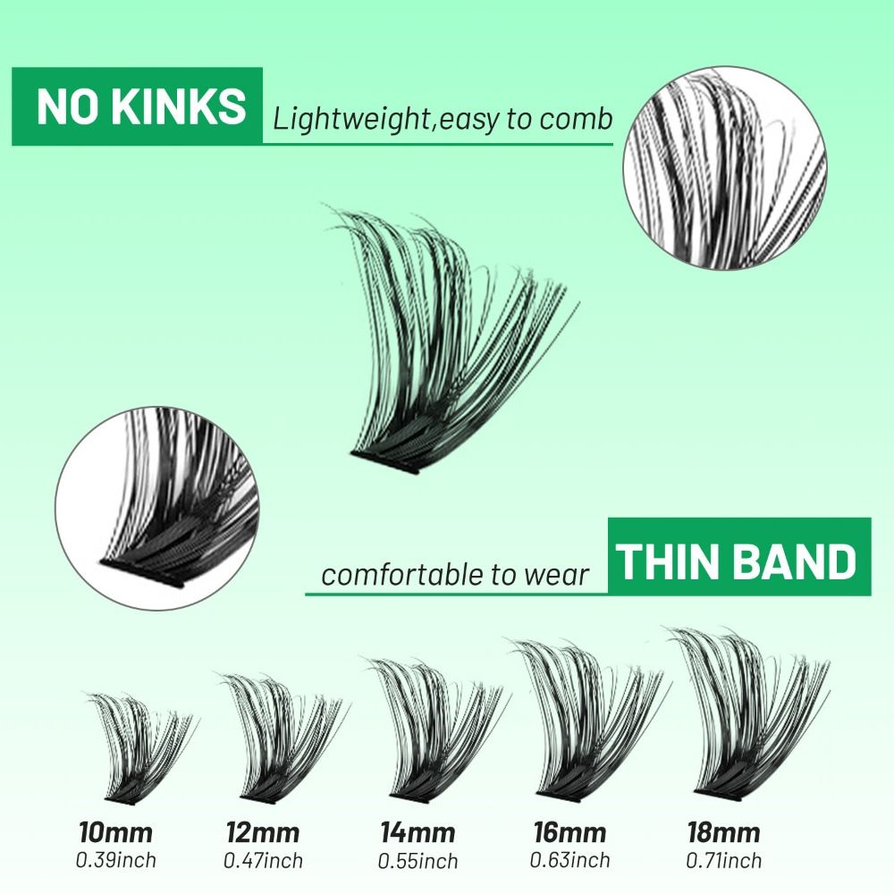 내추럴 룩 인조 속눈썹 본드 앤 씰 위스피 스타일 DI - Eyelash Extension Cluster 리뷰 및 가격