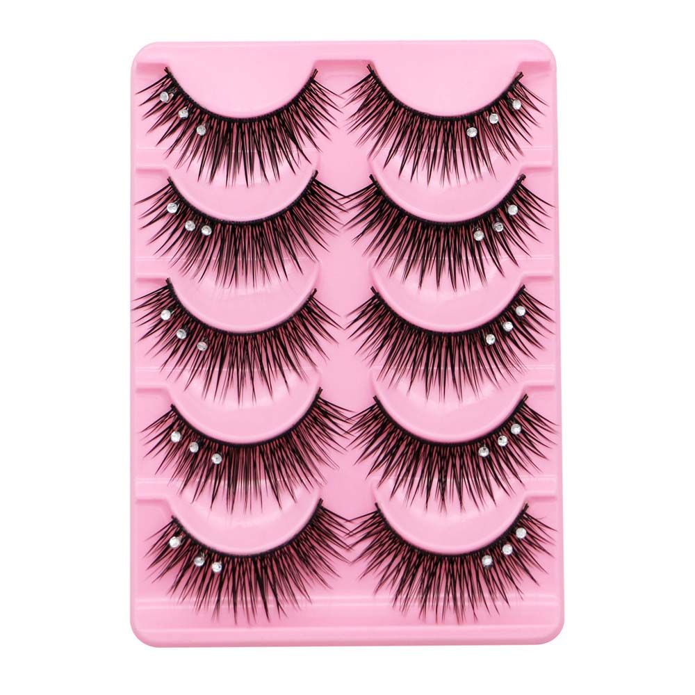 스팽글 두꺼운 크로스 래쉬 아이 메이크업 도구 큰 눈  - Eyelash Extension For Big Eyes 리뷰 및 가격