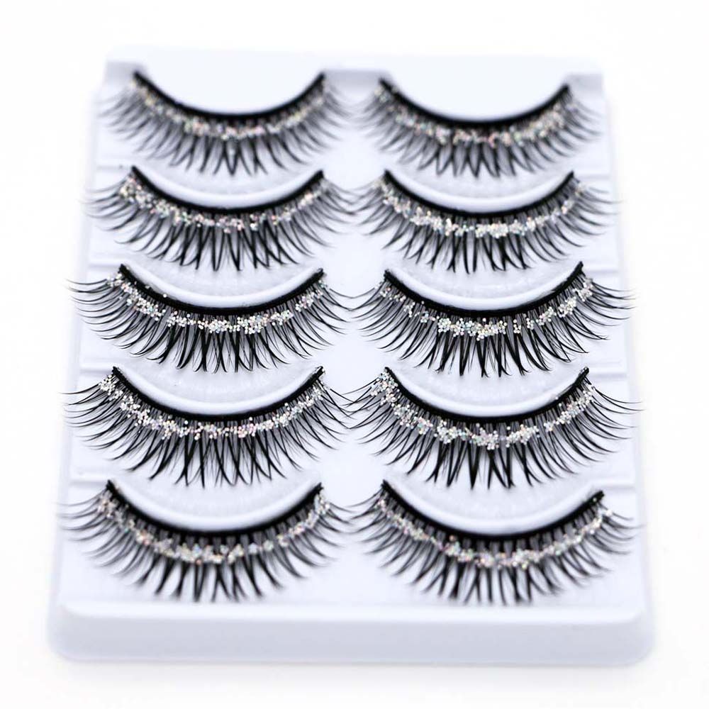 스팽글 두꺼운 크로스 래쉬 아이 메이크업 도구 큰 눈  - Eyelash Extension For Big Eyes 리뷰 및 가격