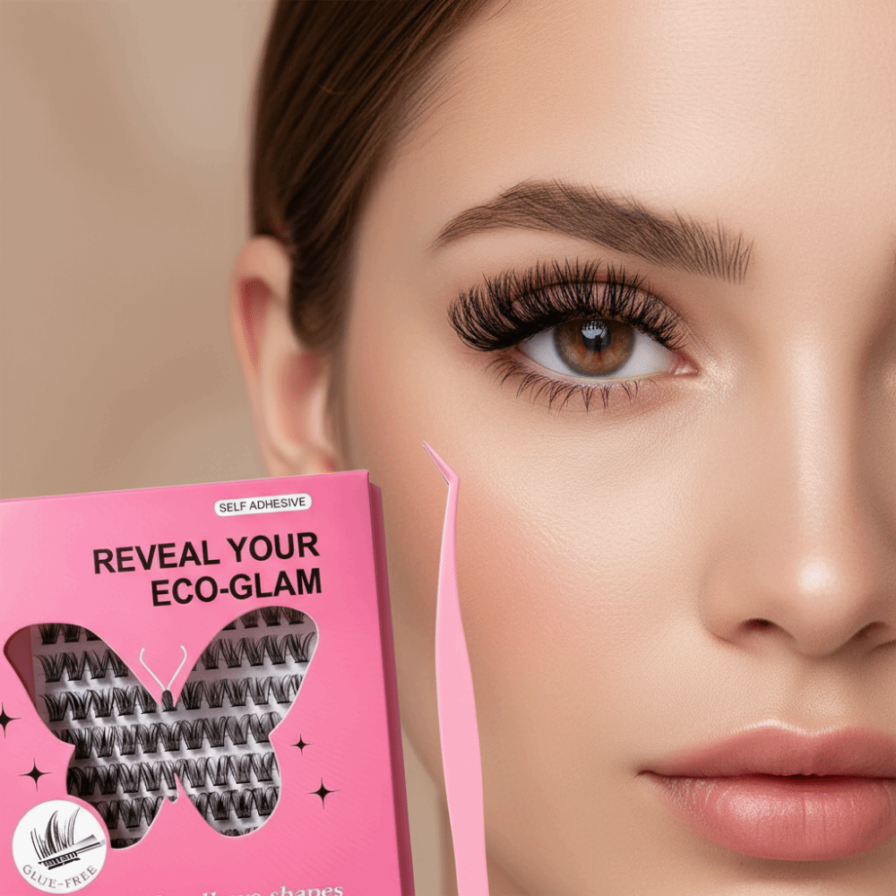 내추럴 룩 DIY 속눈썹 연장 키트 풍성한 무접착 인조 - Eyelash Extension Cluster 리뷰 및 가격