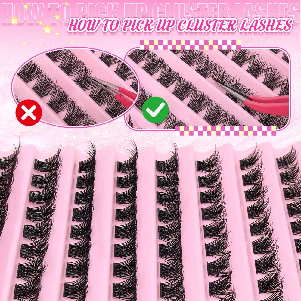 내추럴 룩 인조 속눈썹 위스피 스타일 본드 앤 씰 DI - Eyelash Extension Cluster 리뷰 및 가격