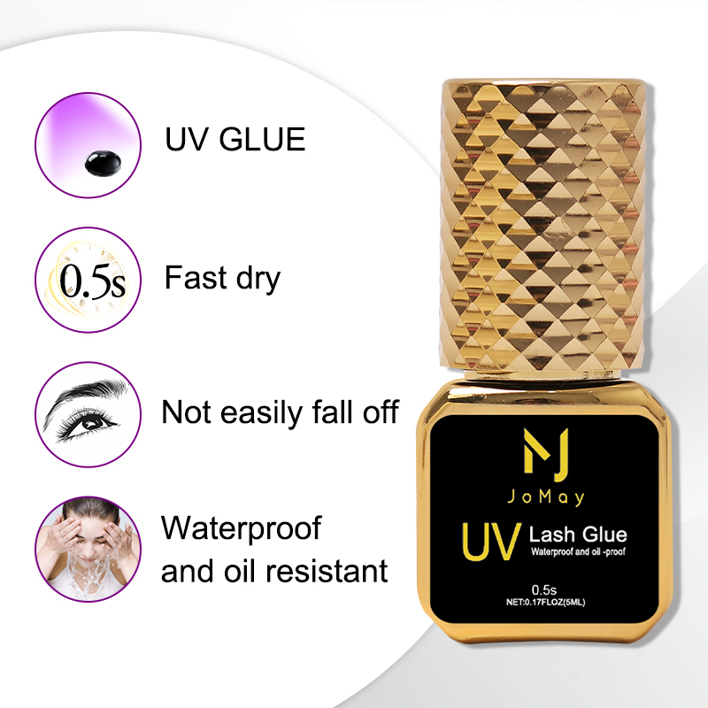 조메이 블랙 UV 속눈썹 접착제 0.5초 초고속 건조  - Sensitive Lash Glue 리뷰 및 가격