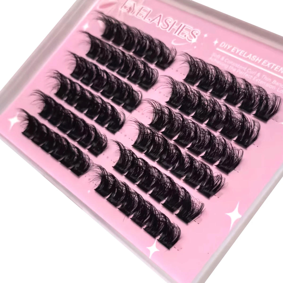 AMSDCN 10줄 인조 속눈썹 블랙 0.07mm 섬유 - Eyelash Extension For Big Eyes 리뷰 및 가격