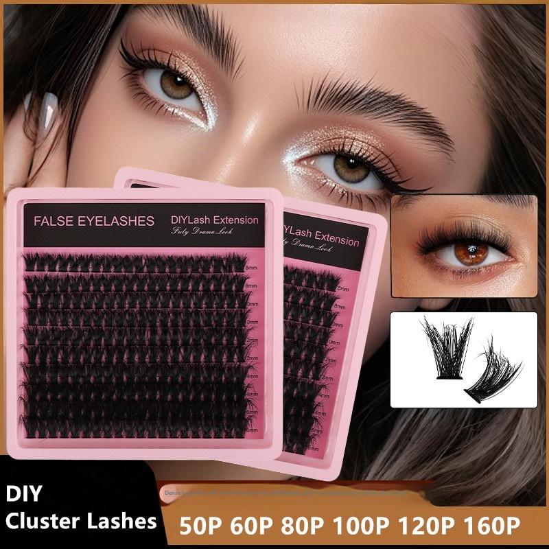 새로운 10줄 140개 클러스터 풍성하고 두꺼운 속눈썹 - Eyelash Extension Cluster 리뷰 및 가격