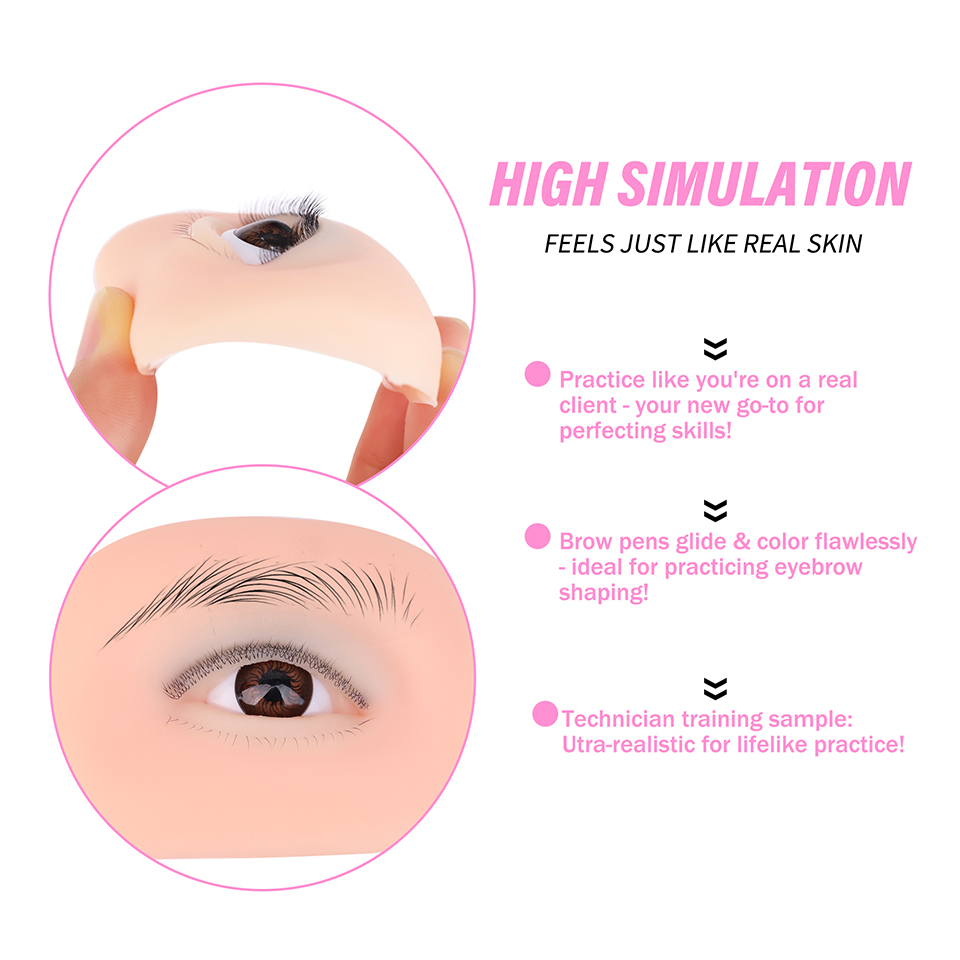 속눈썹 연장 연습용 마네킹 도구 (상하 속눈썹 포함)  - Eyelash Extension Model 리뷰 및 가격