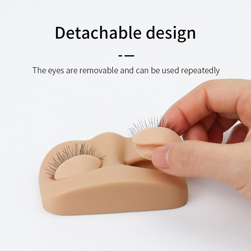 탈착식 눈꺼풀이 있는 속눈썹 연장 연습 헤드, 평면 마 - Eyelash Extension Model 리뷰 및 가격