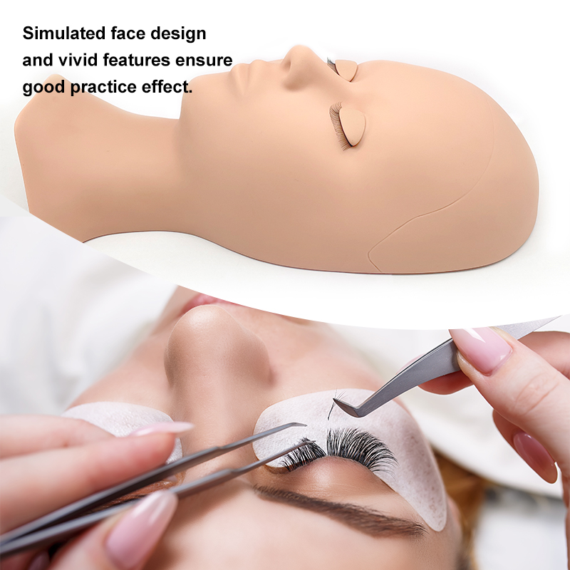 속눈썹 연장 훈련 연습 헤드 플랫 소프트 현실적인 마네 - Eyelash Extension Model 리뷰 및 가격
