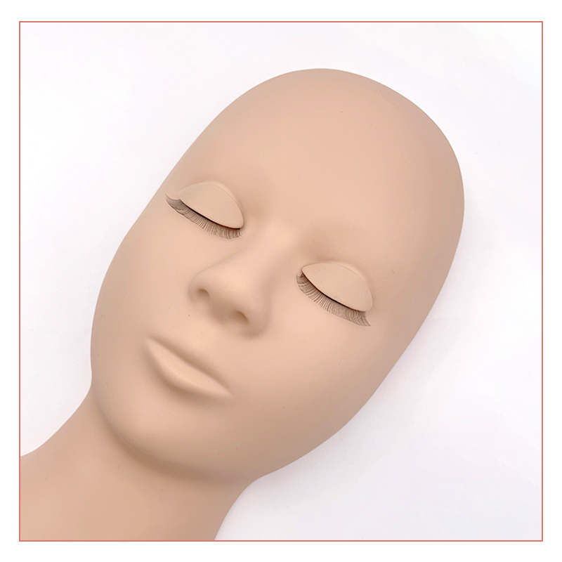 속눈썹 연장 훈련 연습 헤드 플랫 소프트 현실적인 마네 - Eyelash Extension Model 리뷰 및 가격