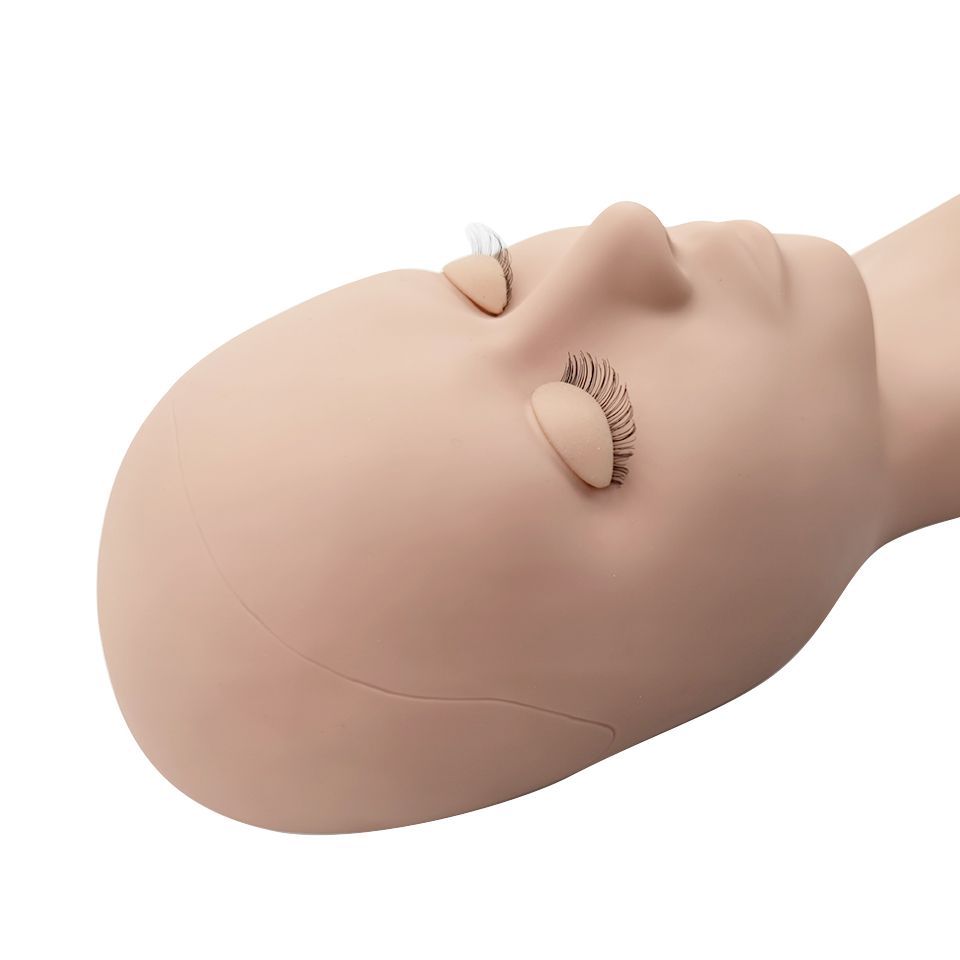 실리콘 헤드 트레이닝 마네킹, 탈착식 눈, 연습 헤드  - Eyelash Extension Model 리뷰 및 가격