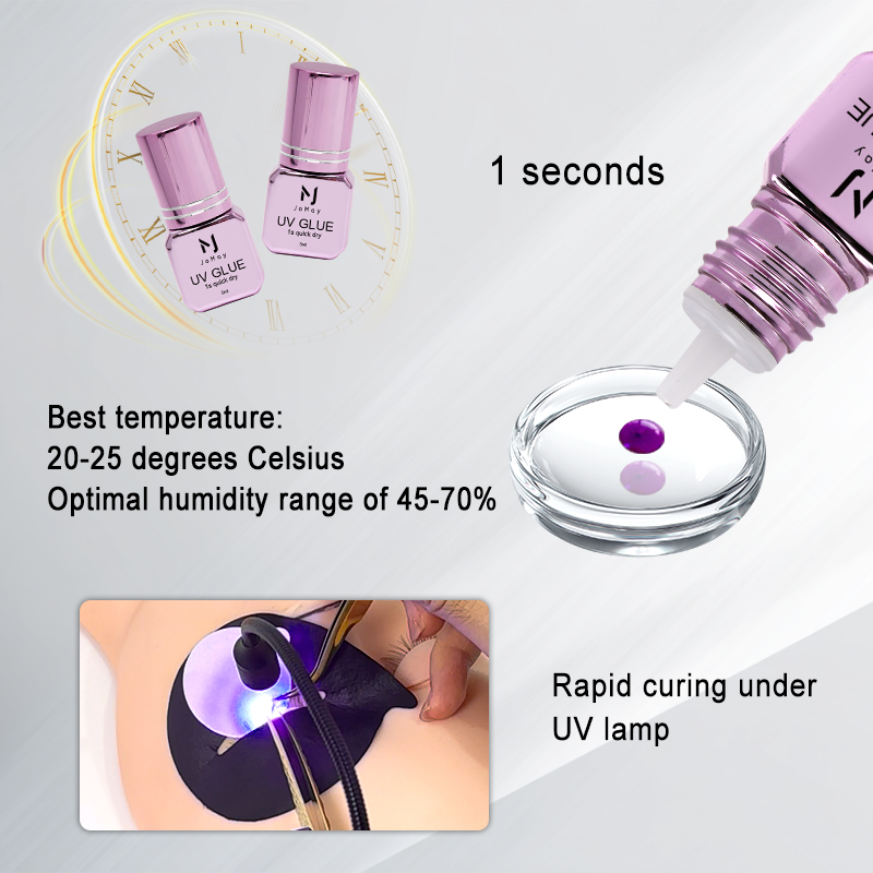 JOMAY 3병 빠른 건조 UV 속눈썹 연장 글루 개별 - Sensitive Lash Glue 리뷰 및 가격