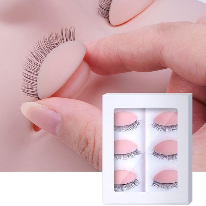 3쌍/세트 교체용 인조 속눈썹 연장 연습용 헤드 모델  - Eyelash Extension Model 리뷰 및 가격